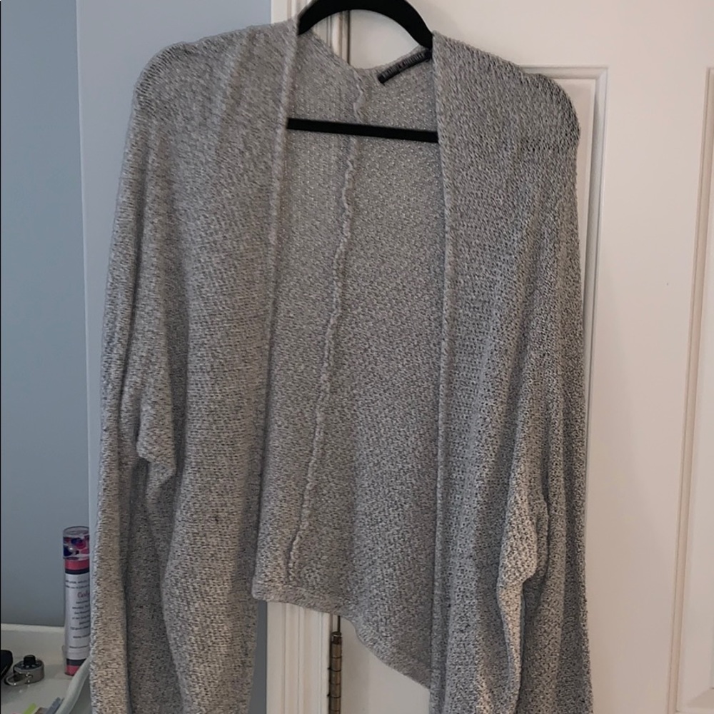 BRANDY MELVILLE Grey Slouchy Cardigan